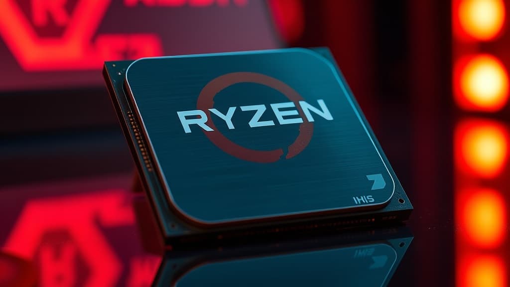 AMD Ryzen 7 9850X3D processor installed in an AM5 motherboard
