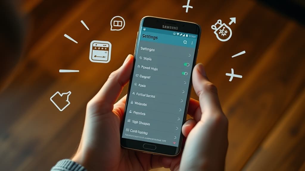 Samsung phone being used with tips and tricks for getting the most out of your device