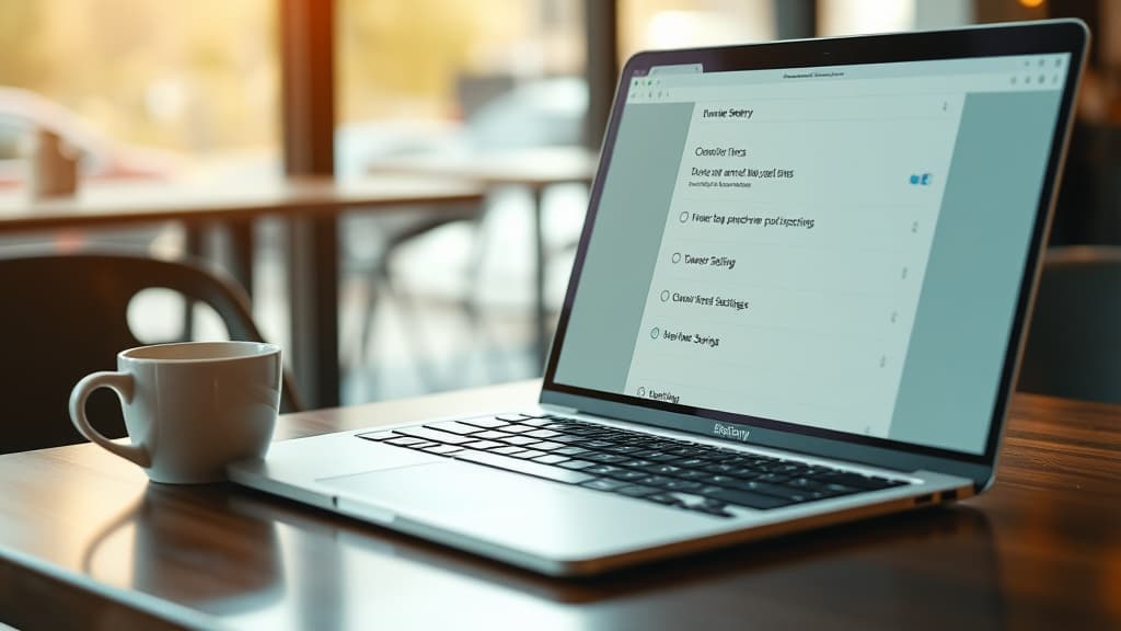 Windows laptop showing battery percentage with power settings open on screen