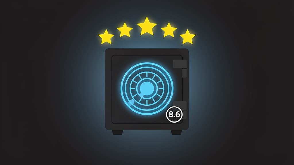 NordPass desktop and mobile apps shown side by side on a dark editorial workspace