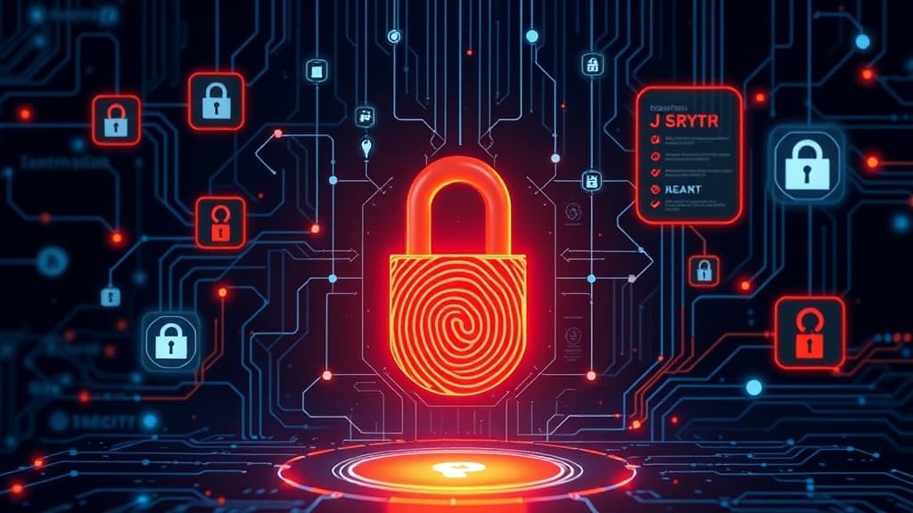 Biometric fingerprint scanner for secure passwordless authentication
